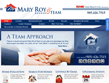 Tablet Screenshot of maryroyteam.com